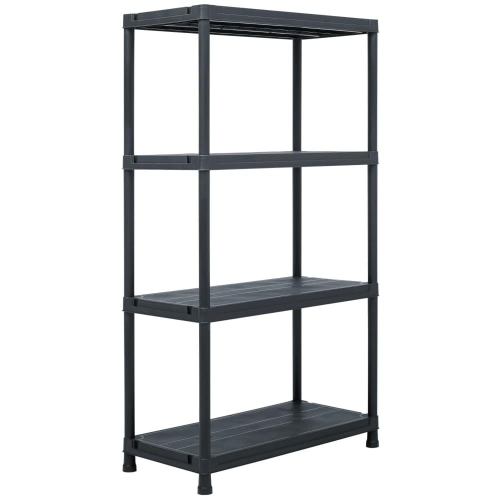 Scaffali 5 Pz 60x30x138 Cm Nero In Plastica - Foto 2