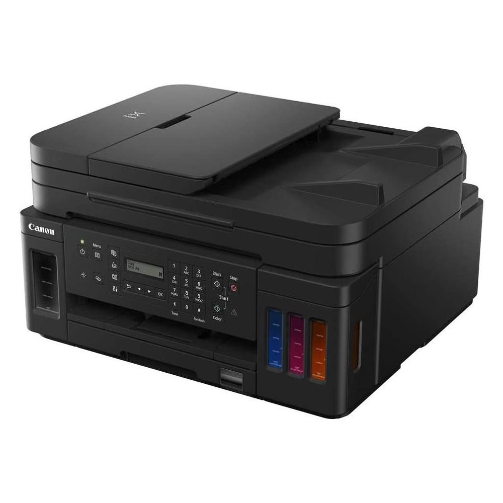 Stampante Multifunzione MegaTank Pixma G7050 Inkjet a Colori Stampa Copia Scansione Fax A4 13 ipm (B / N) 6,8 ipm (a Colori) Wi-Fi / Ethernet / USB - Foto 2