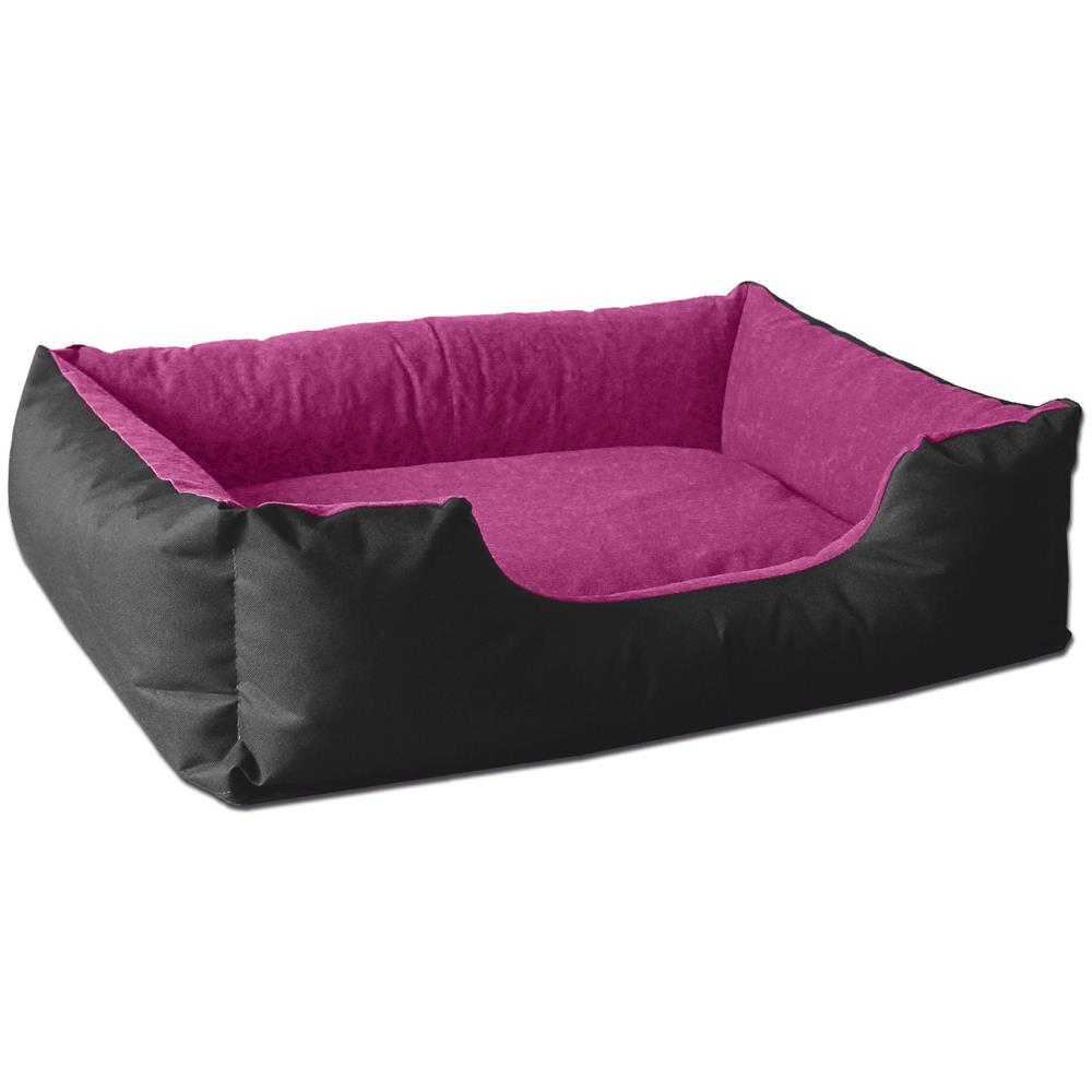 Lupi Letto Per Cane / gatto Cuccia Cuscino Per Cane, Divano Per Cane, Cestino Per Cane, Nero / rosa Xl - Foto 1