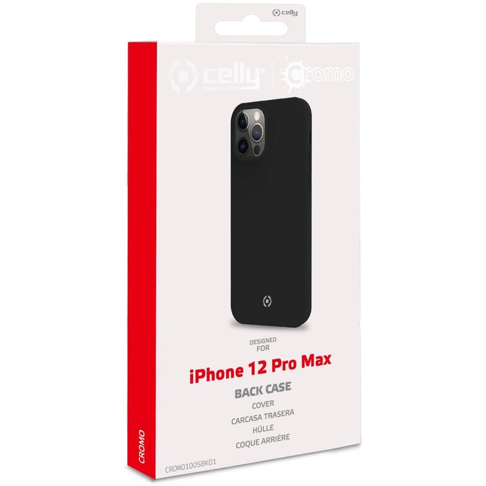 Cromo Custodia Per Cellulare 17 Cm (6.7'') Cover Nero - Foto 2
