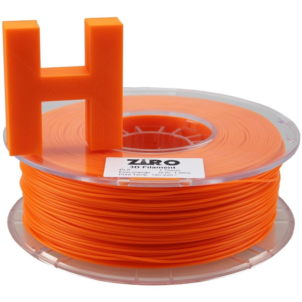 Stampante 3d Filament Pla 175 1kg (22 Libbre) Precisione Dimensionale - 005 Millimetri Fluo Arancione - Foto 4