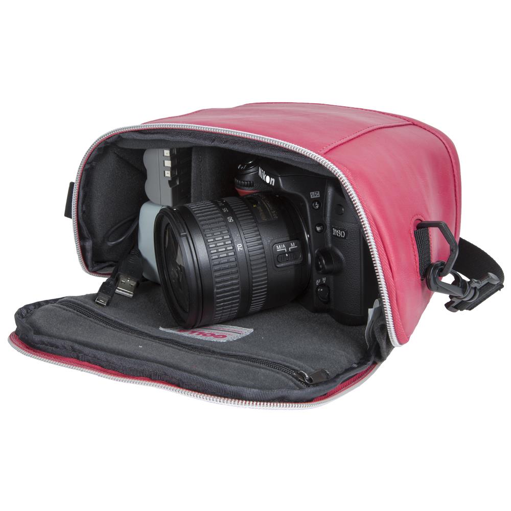 Tracolla per Fotocamera Digitale in Poliestere Rosa G1567 - Foto 2