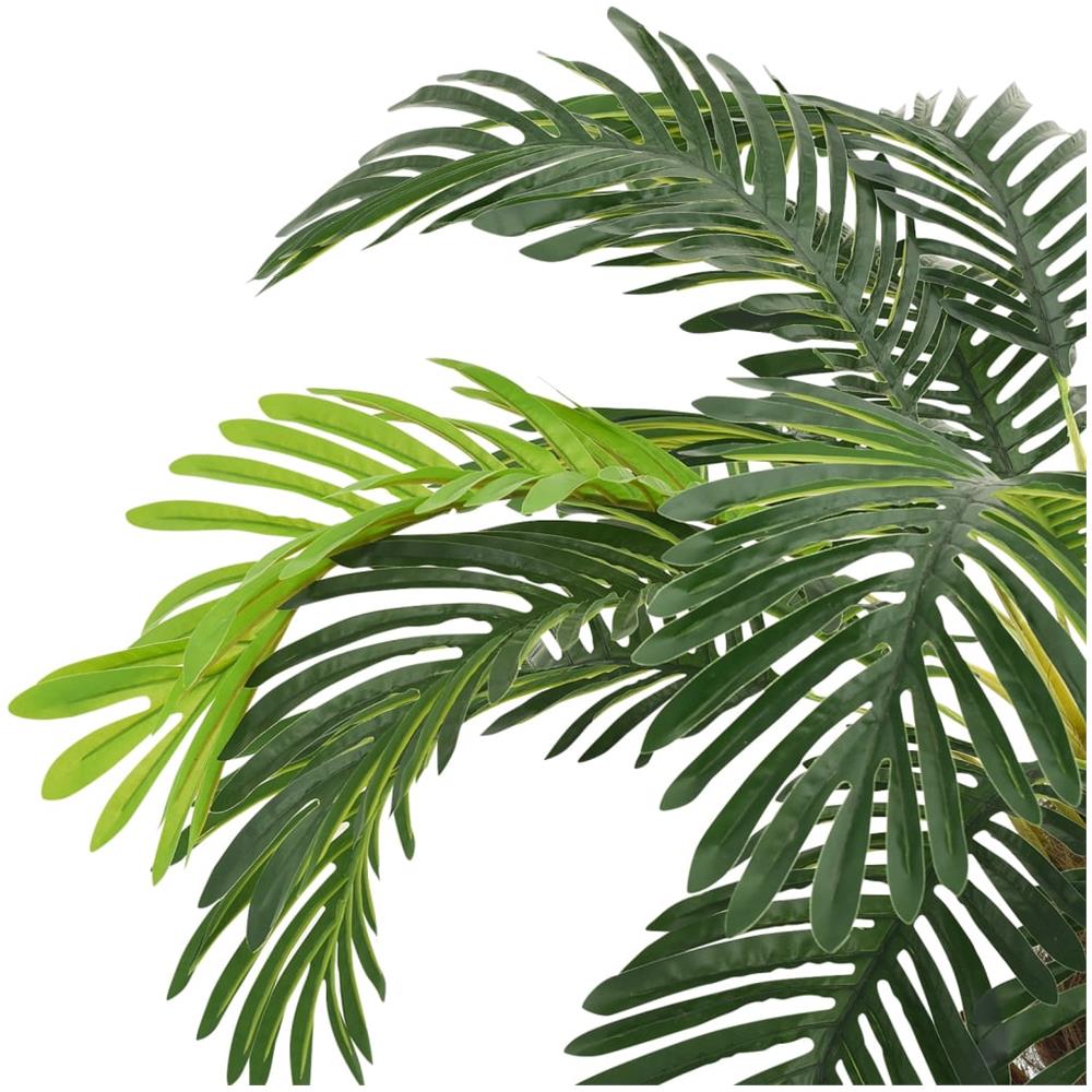Palma Cycas Artificiale Con Vaso 90 Cm Verde - Foto 3