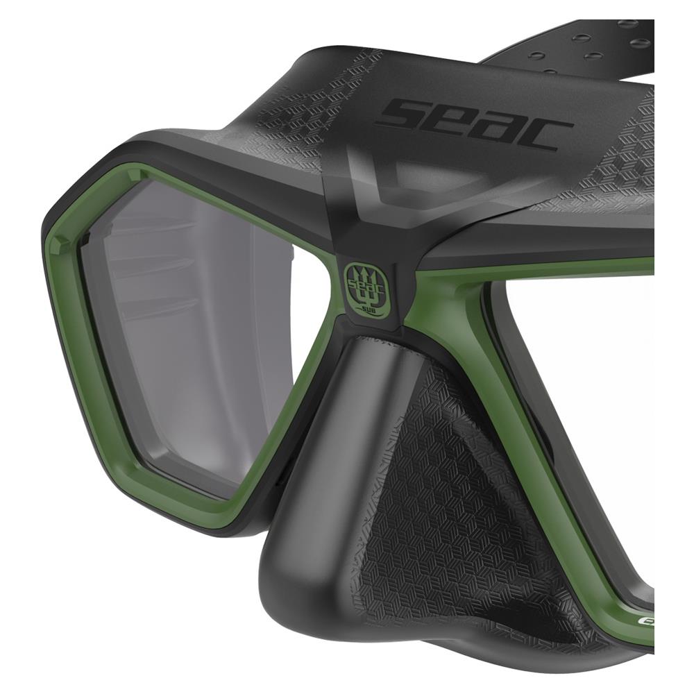 Maschera Eagle Black Trasparente Nero / verde - Foto 2