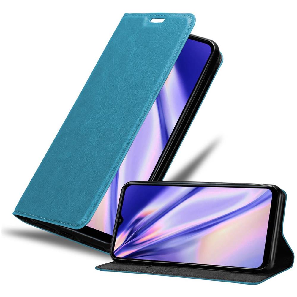 Custodia Compatibile Con Samsung Galaxy A12 / M12 In Turchese Petrolio - Coperchio Protettiva Con Chiusura Magnetica, Funzione Stand E Tasca Per Le Carte - Foto 1