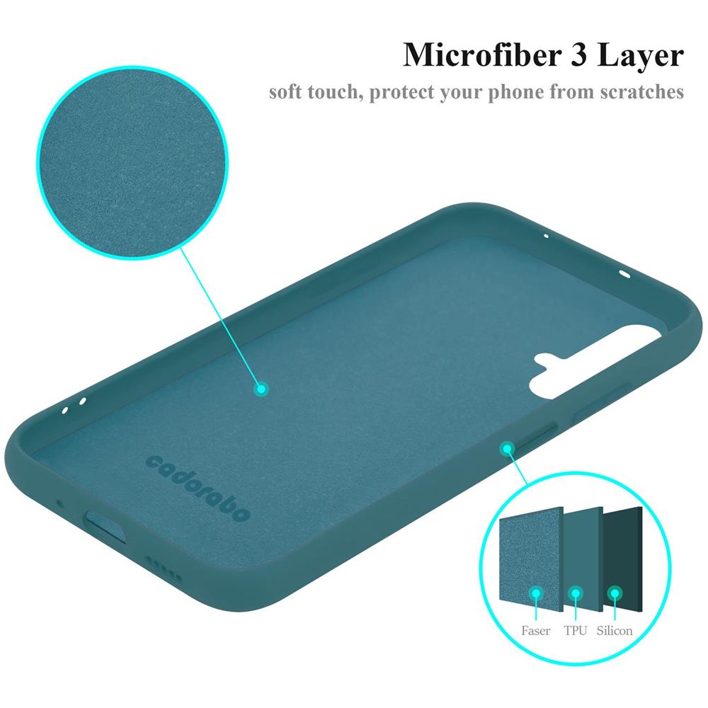 Custodia Compatibile Con Huawei Nova 5t / Honor 20 / Honor 20s In Liquid Verde - Coperchio Protettivo In Silicone Tpu Flessibile - Foto 6