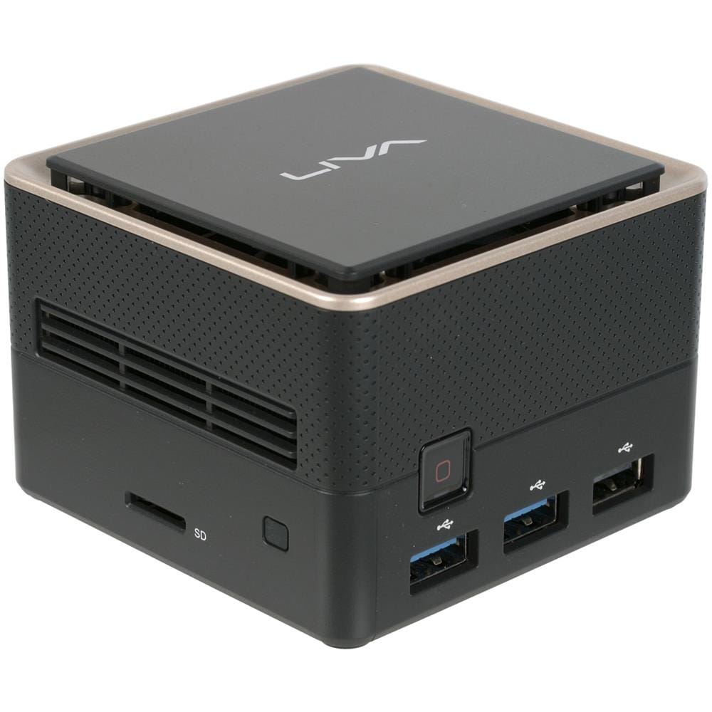 Mini Pc ECS LIVA Q3 Plus AMD Ryzen Embedded V1000 V1605B Ram 8 GB DDR4-SDRAM 128 eMMC 2xUSB Windows 10 Pro - Foto 1