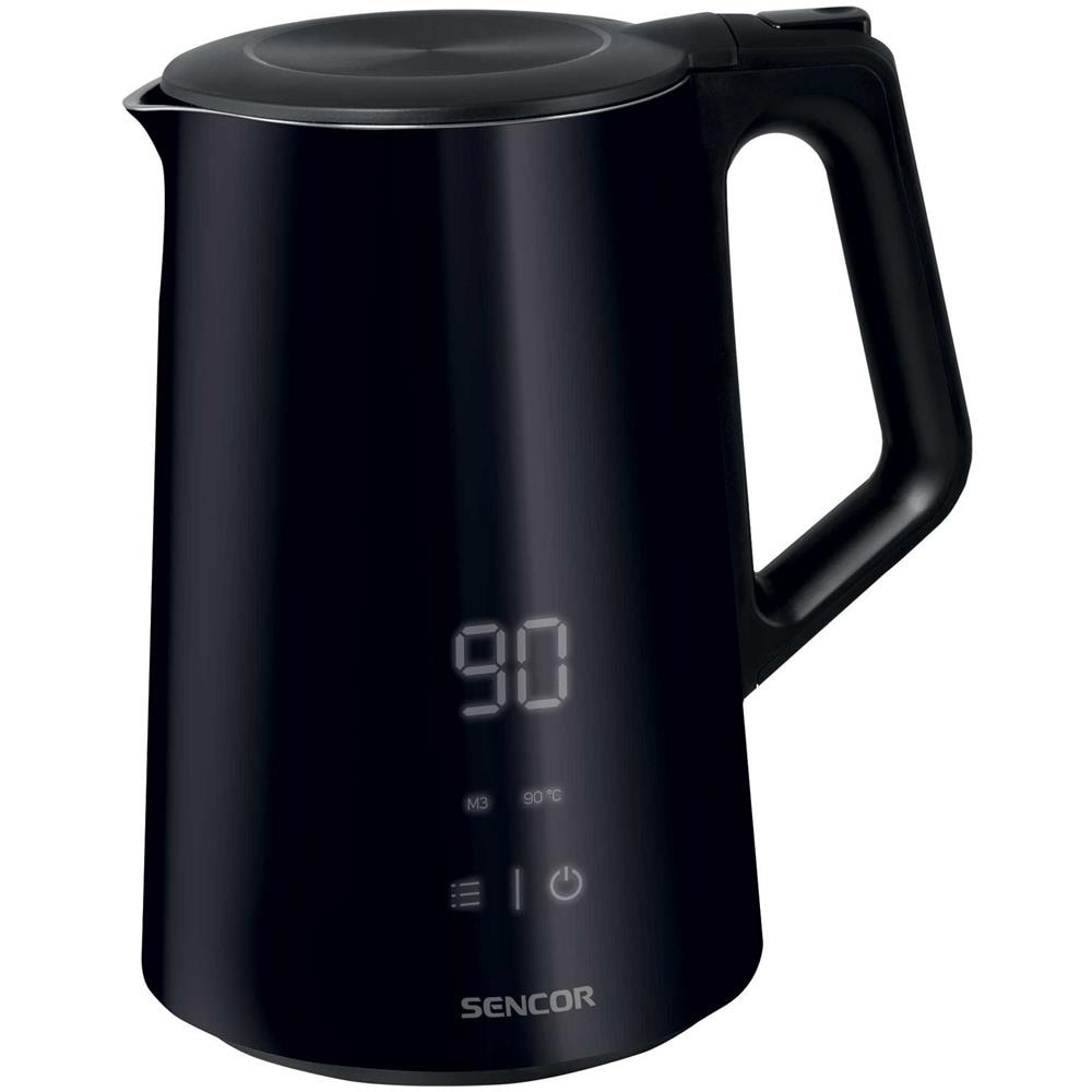 Bollitore Elettrico SWK0590BK a Temperatura Variabile con Capacità 1.5 Litri Potenza 2200 W Colore Nero - Foto 1