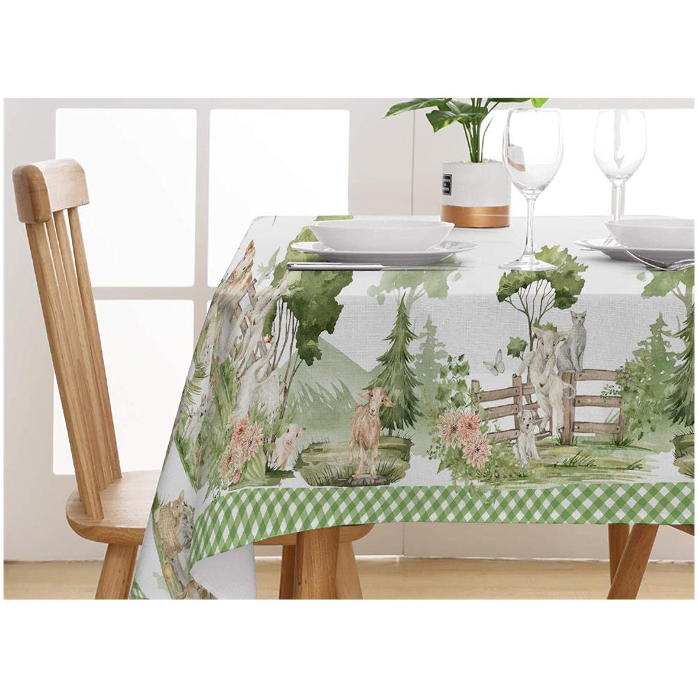 Tovaglia Tavolo Cucina Copritavola Digitale 100% Cotone Country Sv 145x190 Country - Foto 1