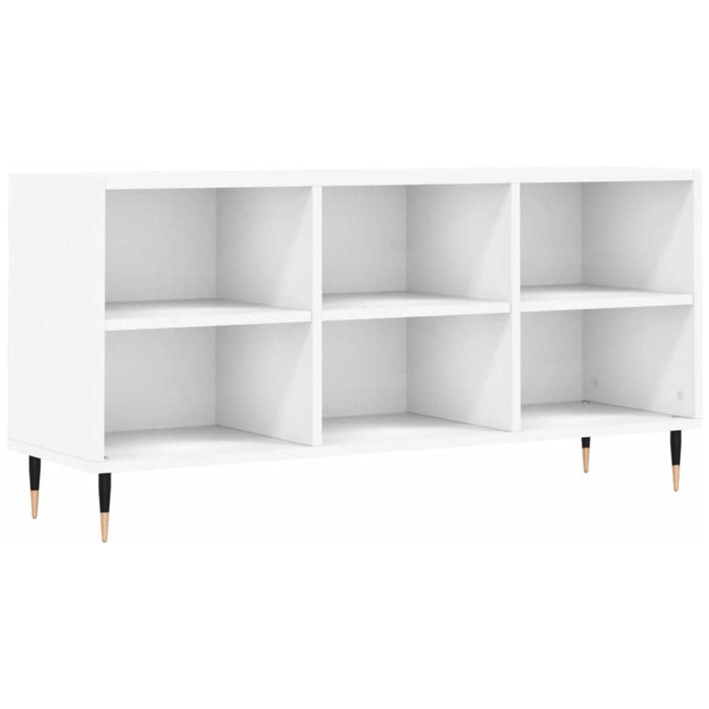 Mobile Porta Tv Bianco 103,5x30x50 Cm In Legno Multistrato - Foto 2