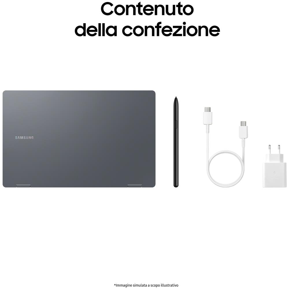 Galaxy Book4 360 Laptop, Intel® Core™ 5 120U, 16GB RAM, 512GB SSD, 15.6" Super AMOLED, Windows 11 Home, Moonstone Gray - Foto 9