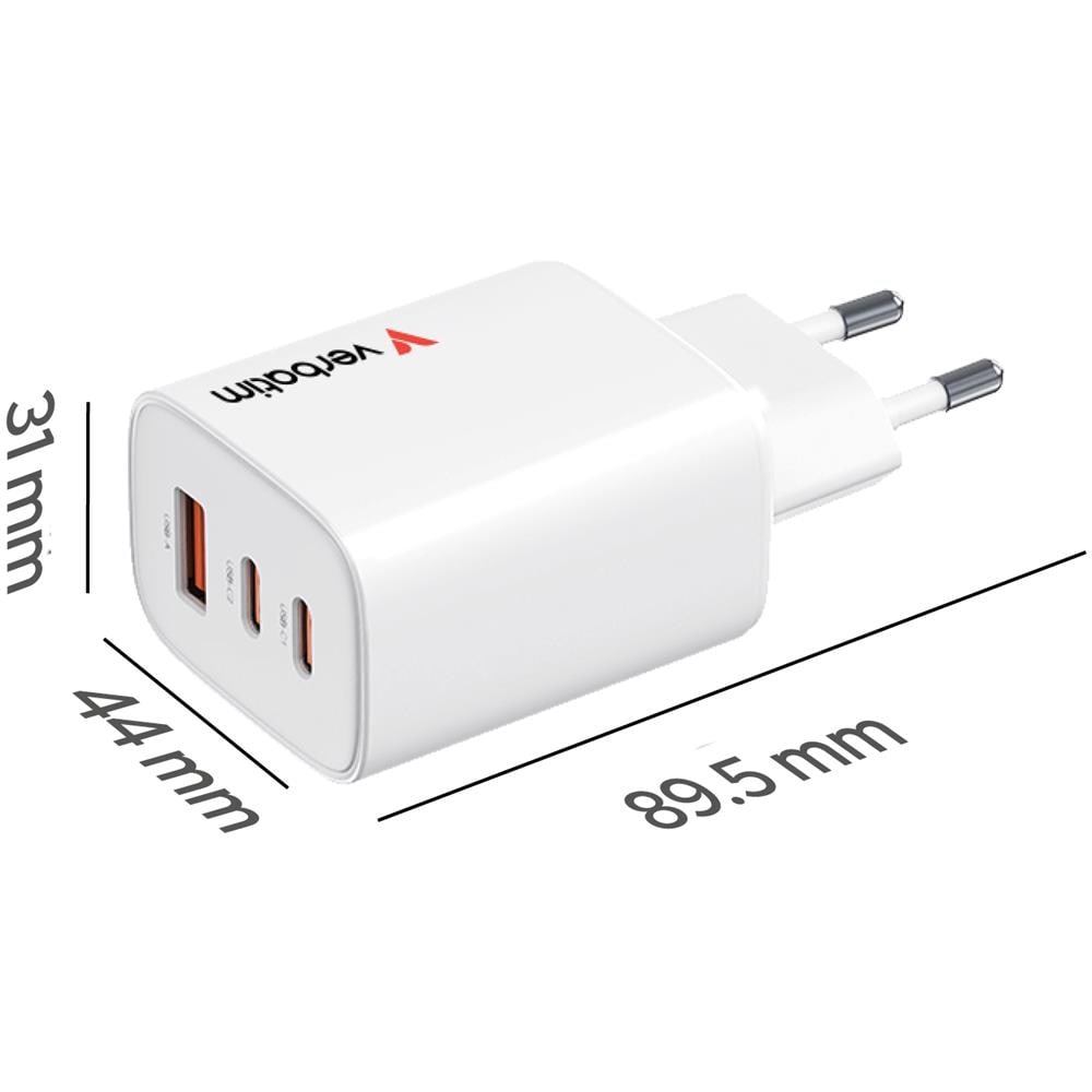 32353 Caricabatterie per dispositivi mobili Universale Bianco AC Ricarica rapida Interno - Foto 2