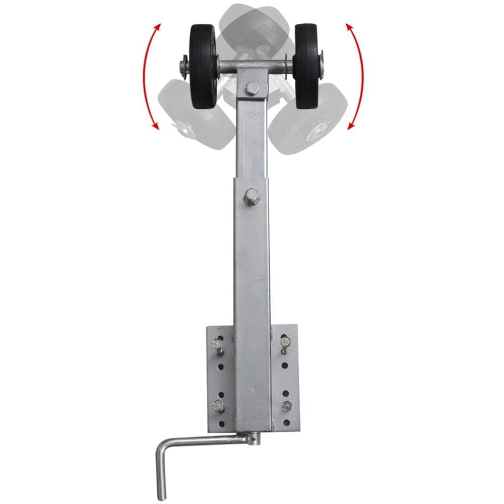 Set 2 Pz Supporto A Rotelle Per Barca Con Arco Sostegno 59 - 84 Cm - Foto 10