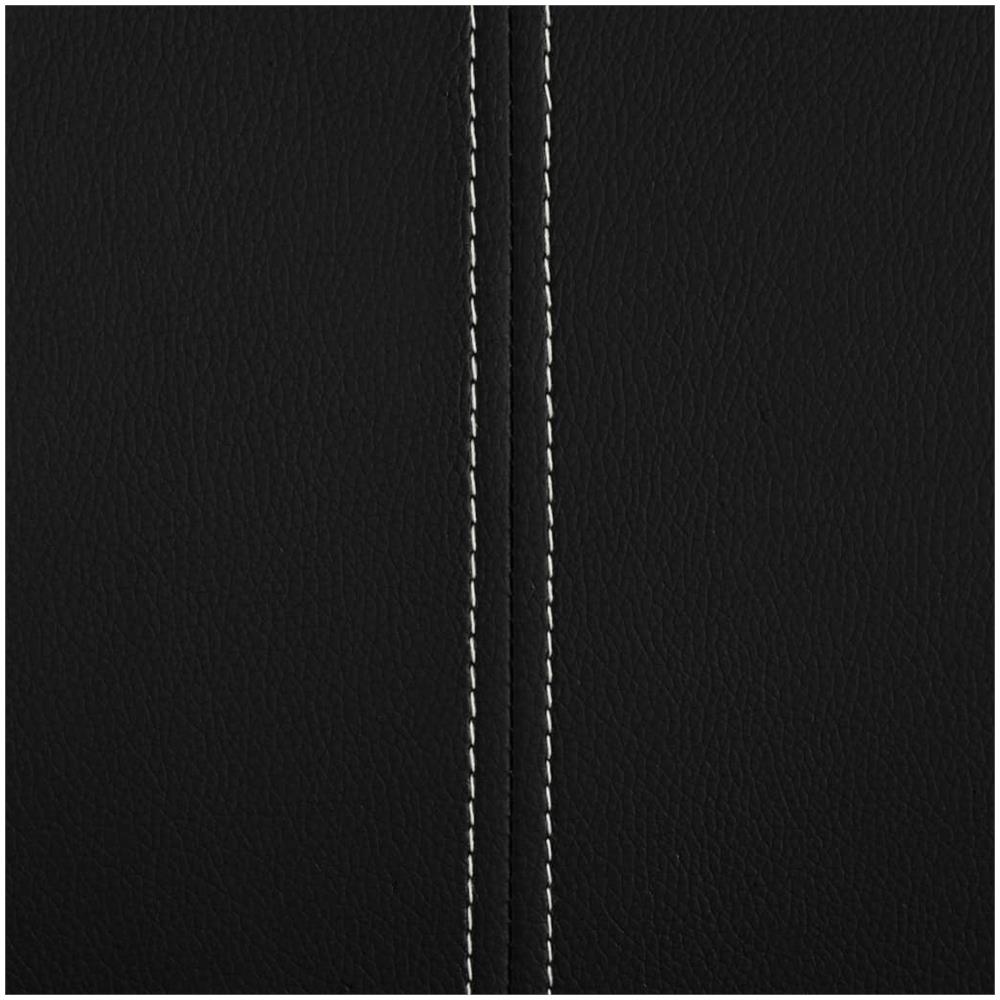 Sedie Da Pranzo 2 Pz Similpelle 43x55x100 Cm Nero - Foto 2