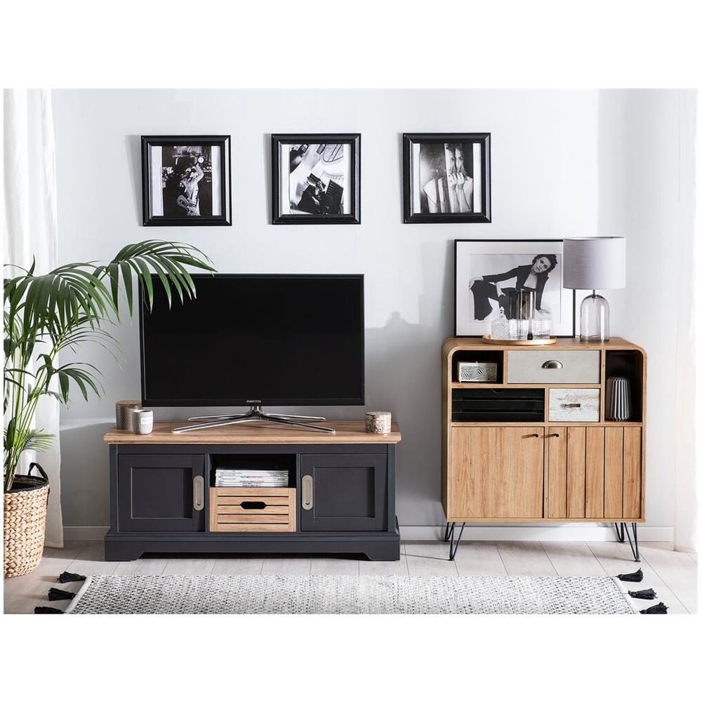 Credenza In Colore Legno Chiaro Kyle - Foto 2