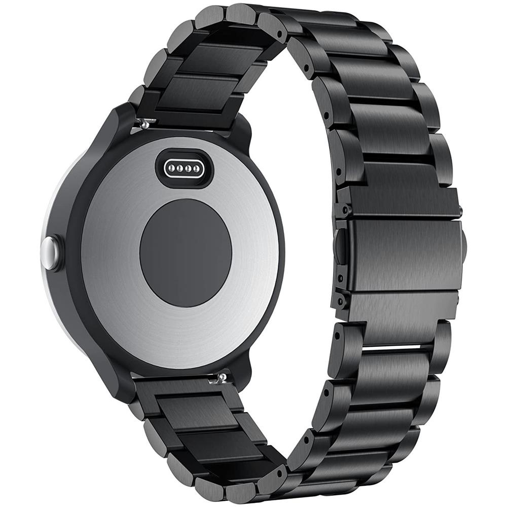 Bracciale Garmin Vivoactive 4 In Acciaio Inossidabile Nero - Foto 4