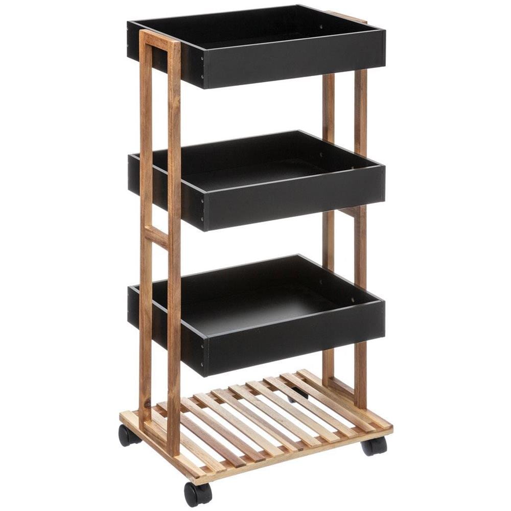 Rack Mobile Universale A 4 Livelli, 30 X 41 X 88 Cm - Foto 1