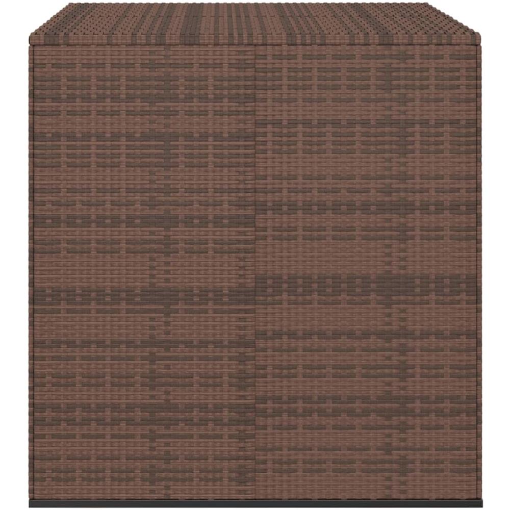 Contenitore Da Giardino In Rattan Pe 100x97,5x104 Cm Marrone - Foto 2