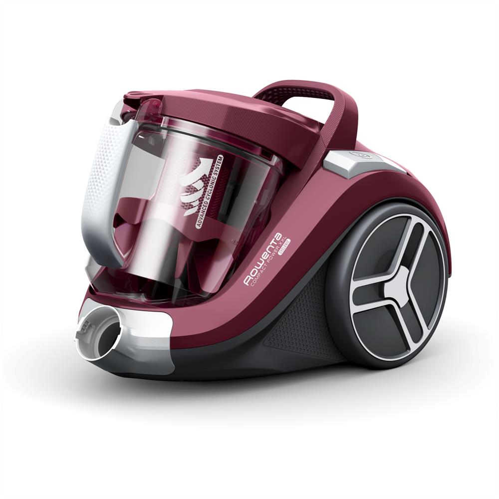 Compact Power XXL RO4B63EA Aspirapolvere a Traino Senza Sacchetto Potenza 900 Watt Colore Rosso - Foto 2