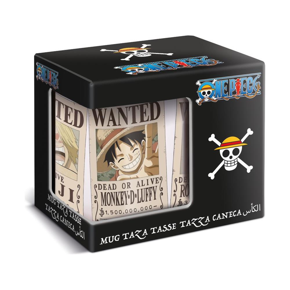 Young Adult - One Piece - Tazza In Ceramica In Confezione Regalo Wanted - 325 Ml - Foto 1