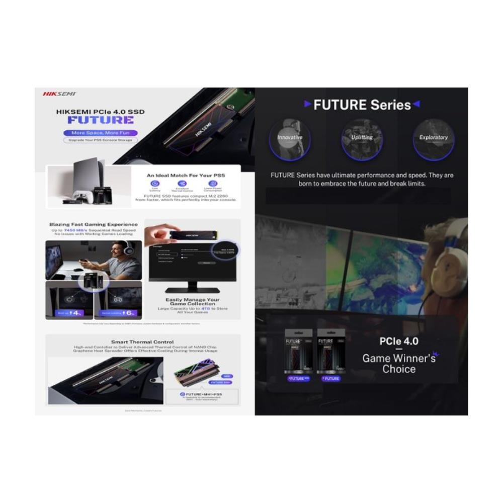 SSD 1 TB M. 2 Interfaccia PCIe Gen4x4 6600 MB /s - Foto 2