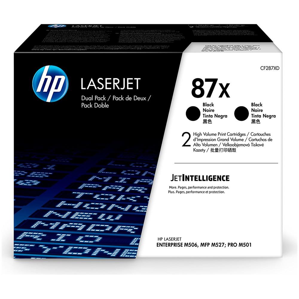 87X Toner Originale Nero per LaserJet Enterprise Flow MFP M527c Capacità 36000 Pagine - Foto 1