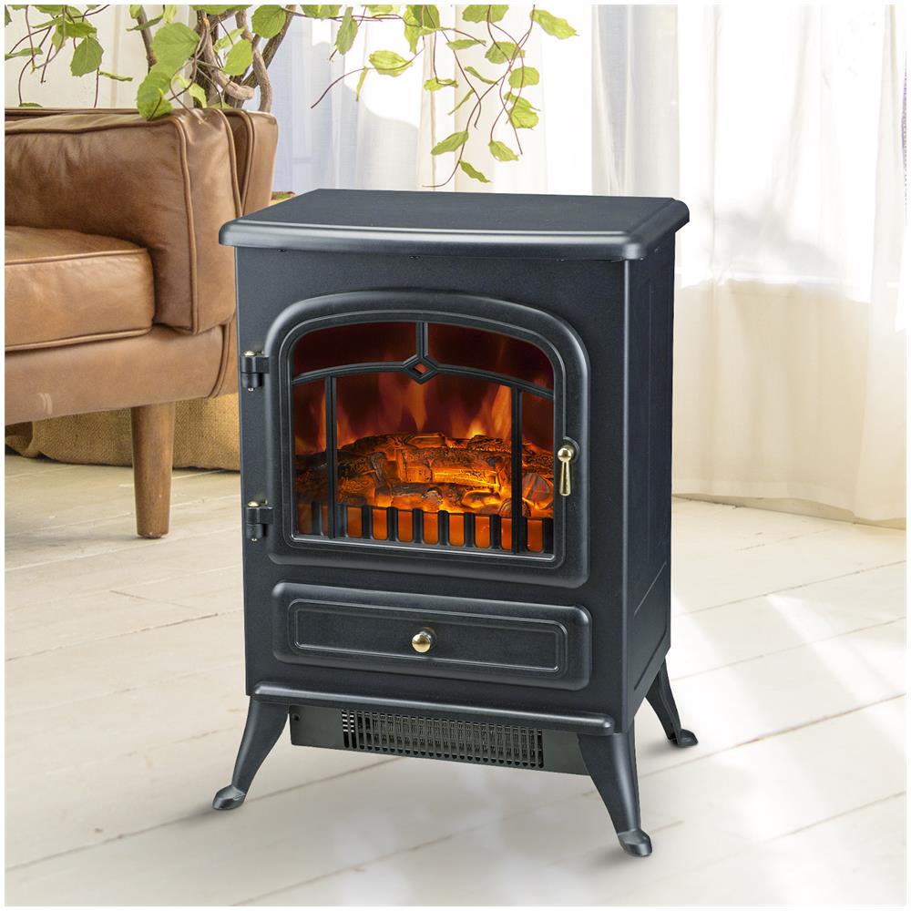 Camino Elettrico Da Terra Con Effetto Fiamma Potenza 950w - Foto 2