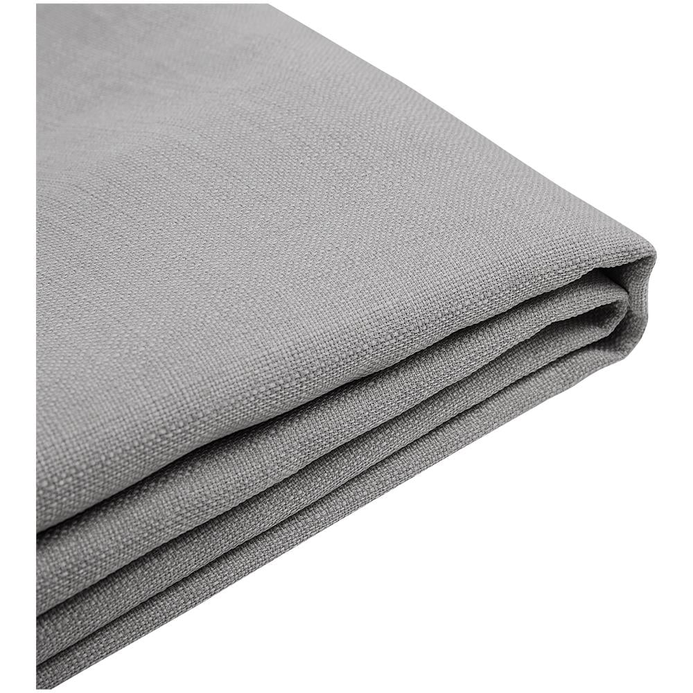 Fodera In Tessuto Grigio Chiaro Per Il Letto 180 X 200 Cm Fitou - Foto 1