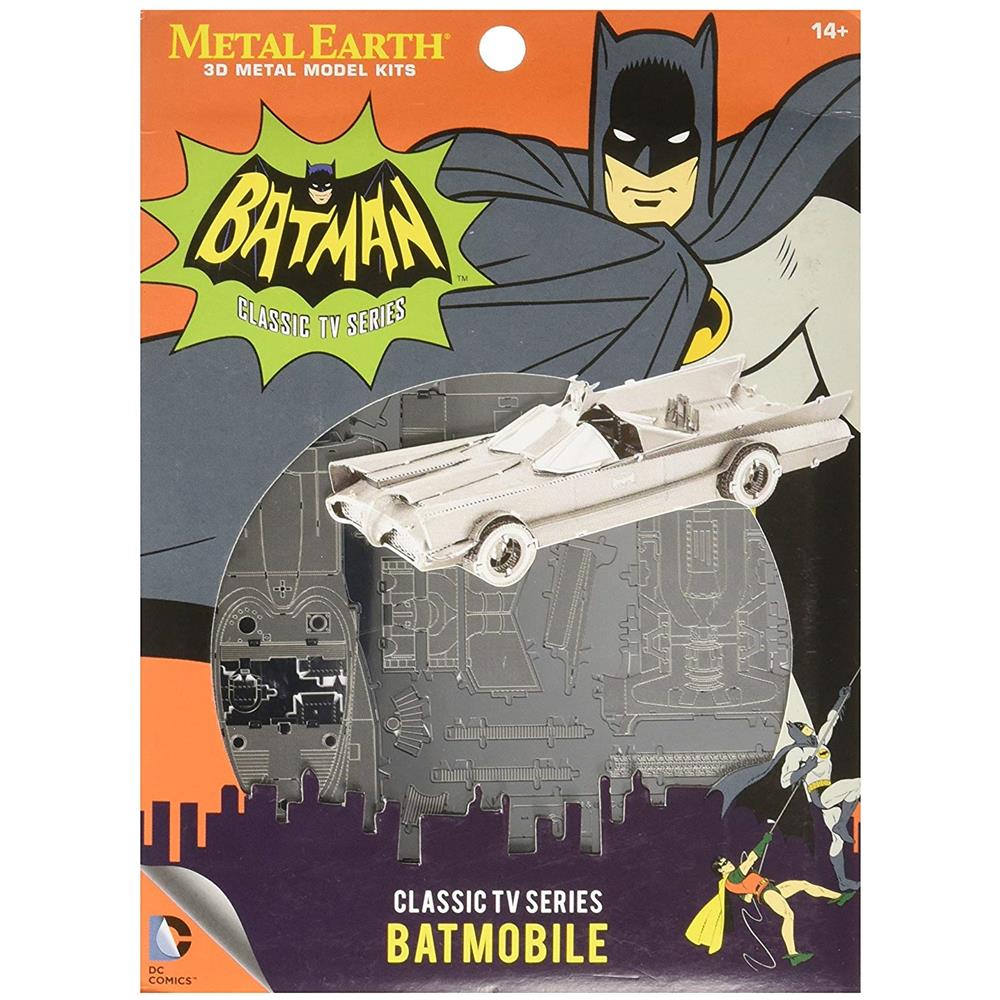 Fascinations Metal Earth Batman Tv Series Batmobile Puzzle Di Metallo 3d - Foto 6