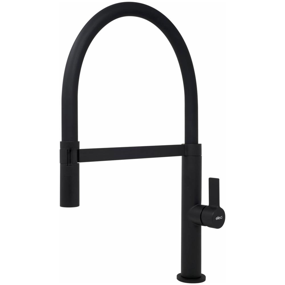 Miscelatore Cucina MOKWAVBK con Canna Angolo di Rotazione 360° Colore Nero Matt - Foto 1