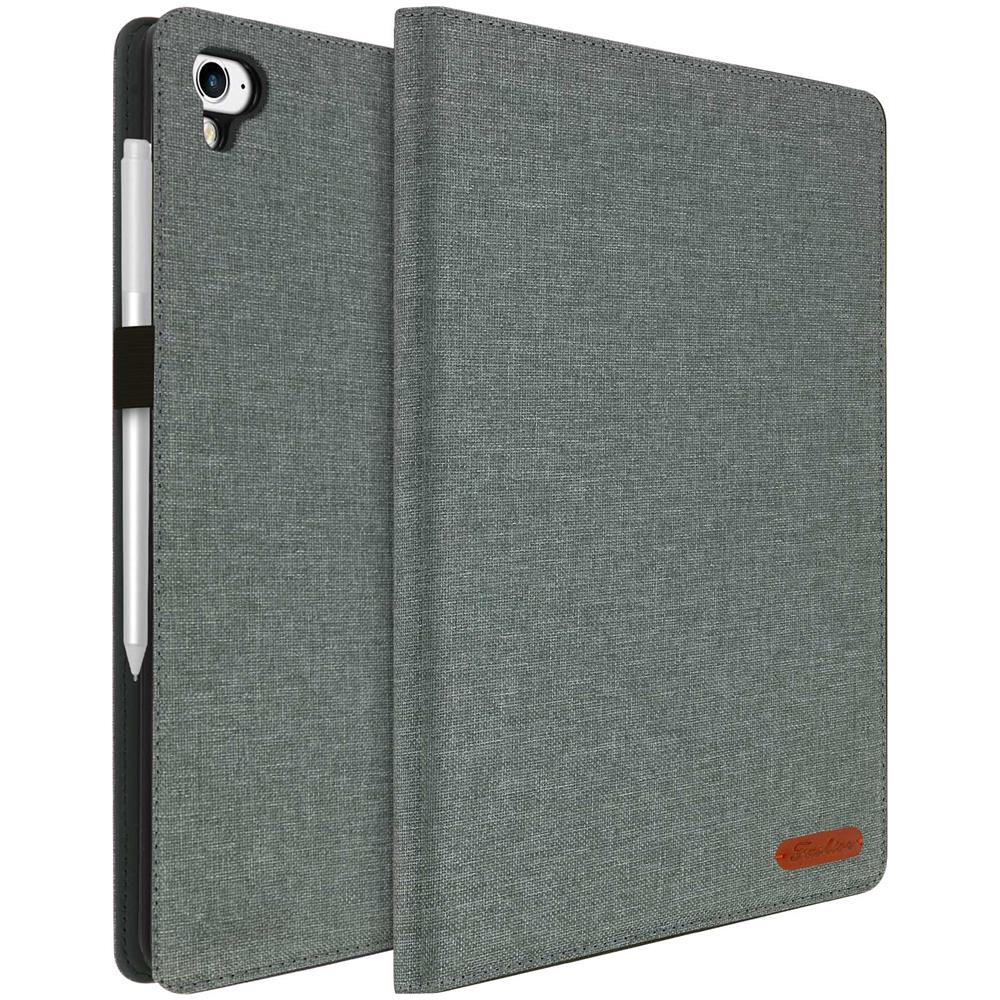 Cover Porta Carte Apple Ipad 5 / 6 / Air Tessuto Grigio - Foto 1