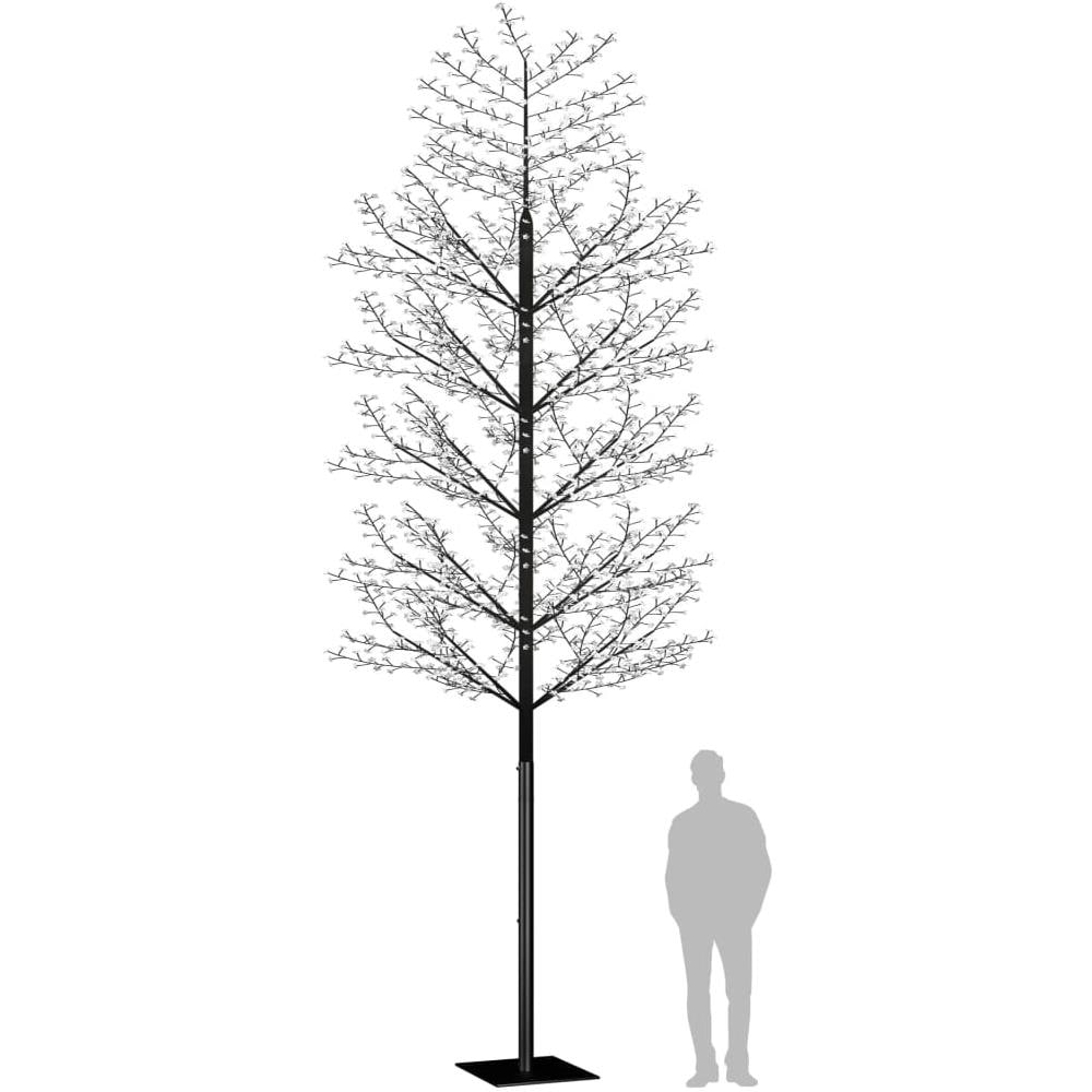 Albero di Natale 2000 LED Blu Ciliegio in Fiore 500cm - Foto 2