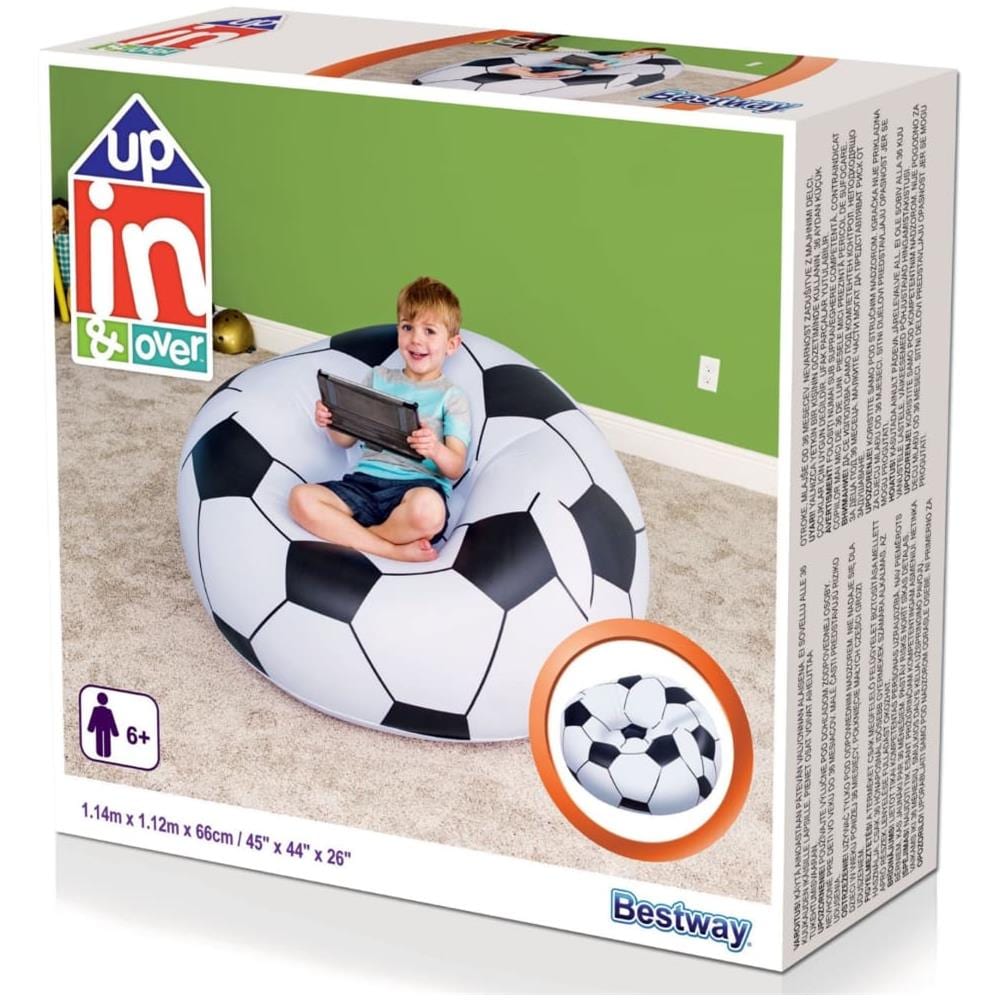 75010, Poltrona a un posto, Nero, Bianco, Vinile, Vinile, 1010 x 1010 mm, Cina - Foto 7