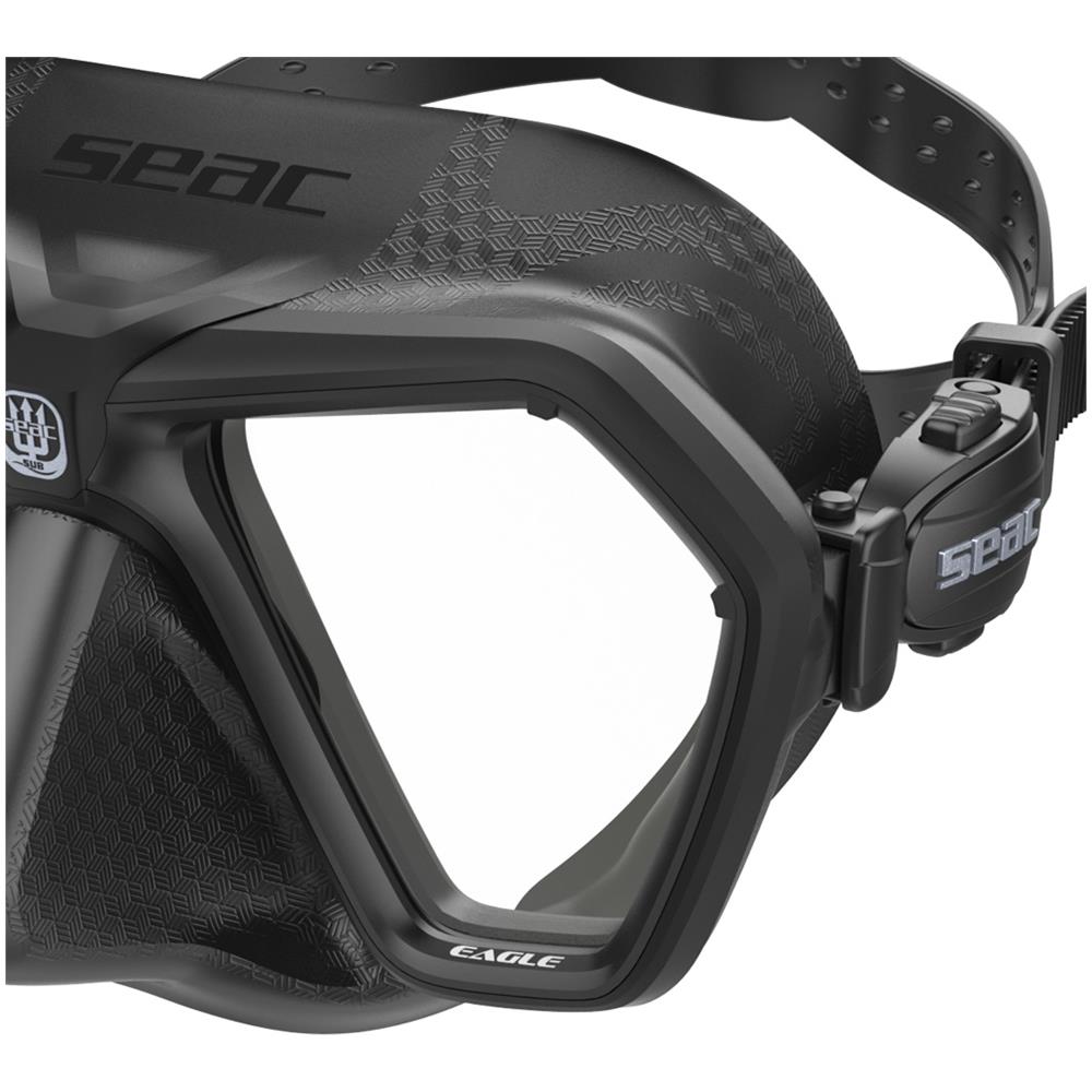 Maschera Eagle Black Trasparente Nero - Foto 3