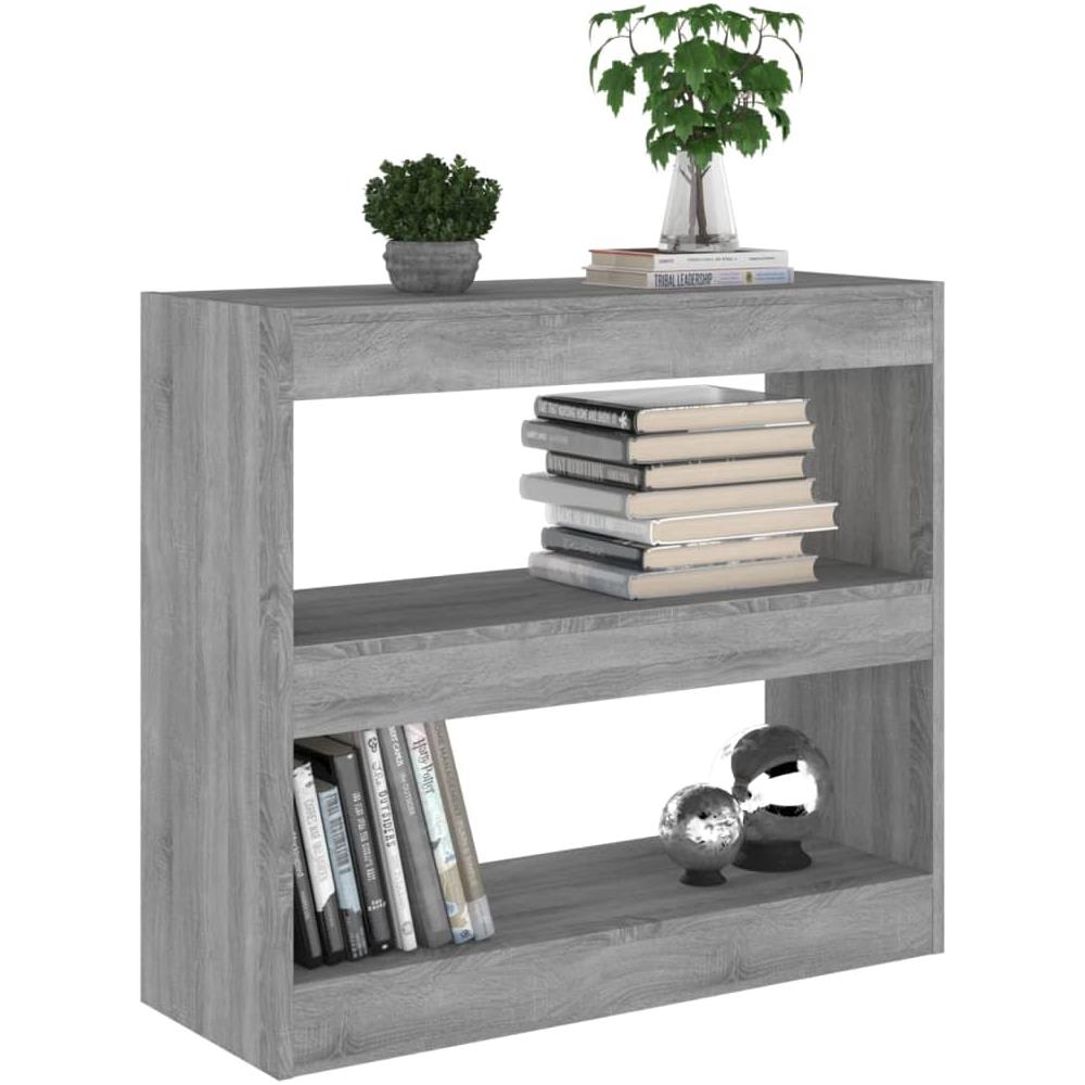 Libreria / divisorio Grigio Sonoma 80x30x72 Cm - Foto 3
