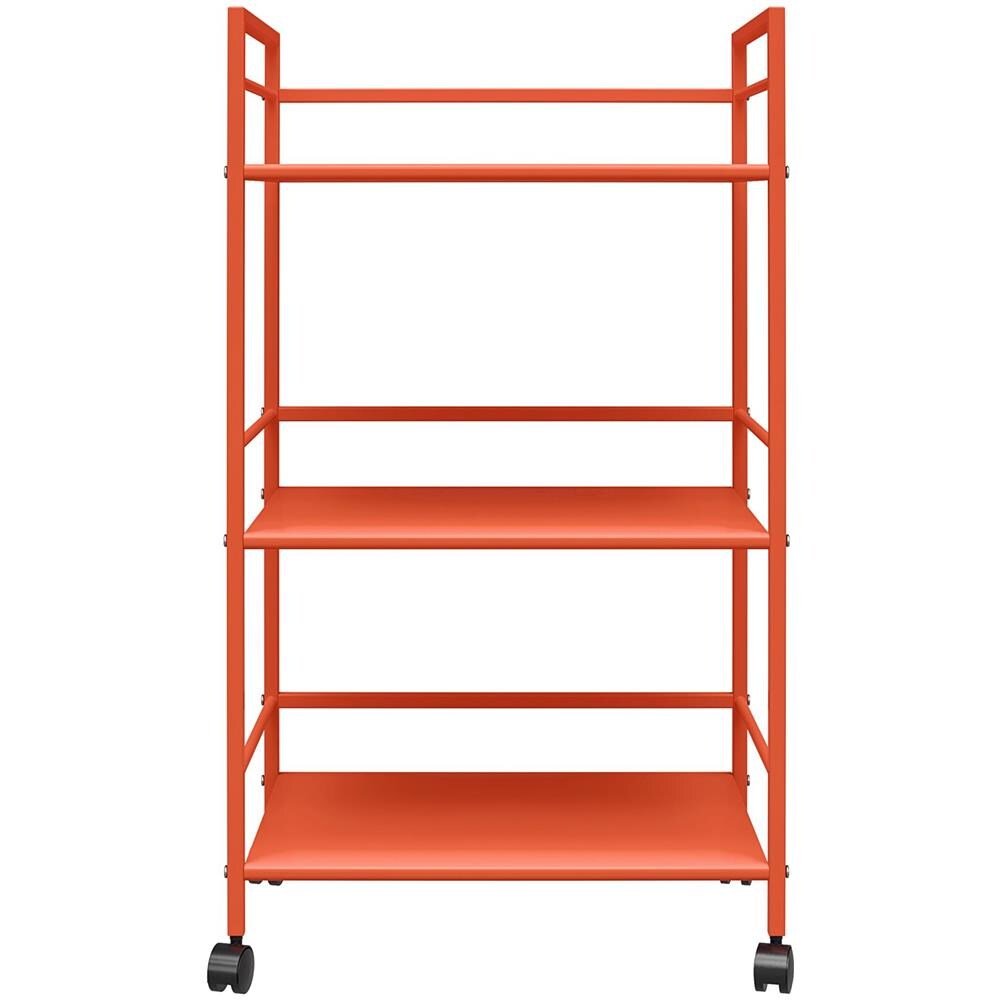 Carrello Novogratz Cache In Metallo Arancione - Foto 1