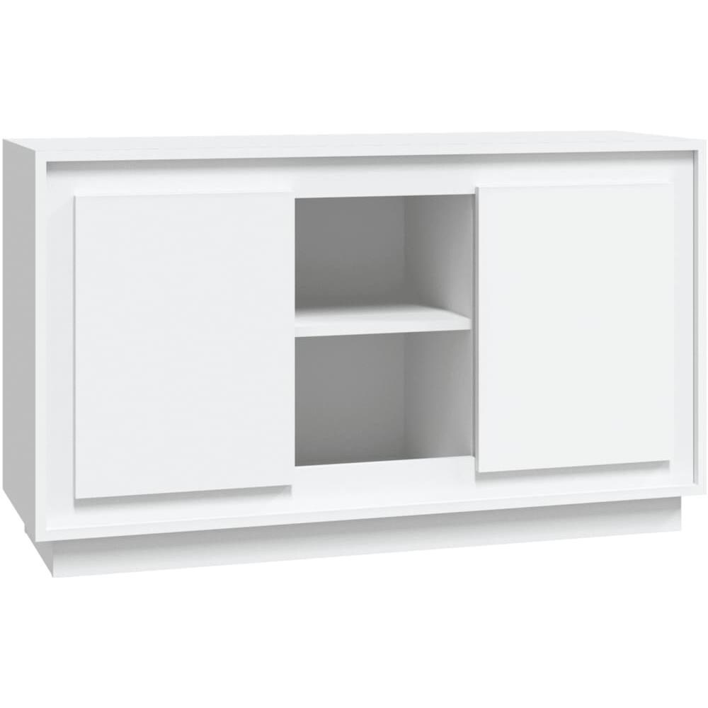 Credenza Bianca 102x35x60 cm in Legno Multistrato - Foto 2