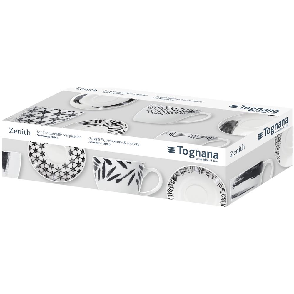 IR685015974 tazza Nero, Bianco Caffè 6 pz - Foto 1