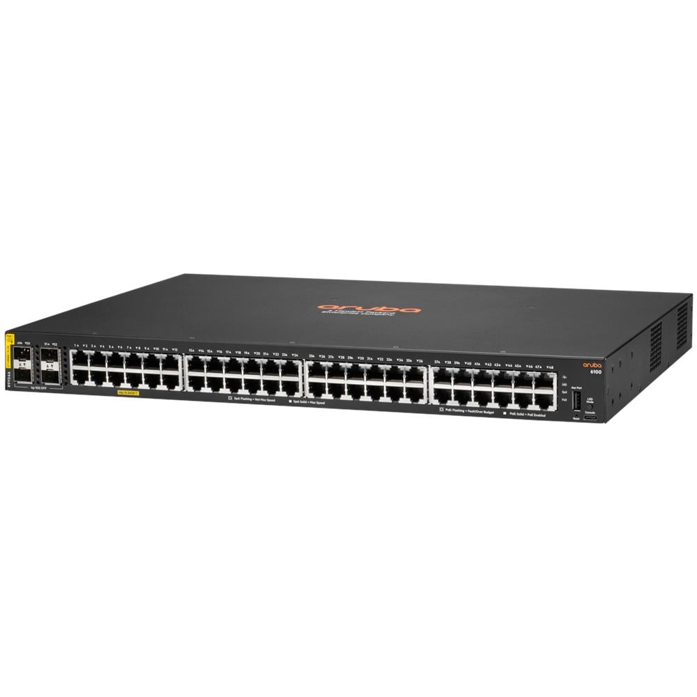 Switch di Rete Networking CX 6100 48G Classe 4 PoE 4SFP+ 740W Gestito L3 Gigabit Ethernet (10/100/1000) Alimentazione tramite Ethernet (PoE) 1U - Foto 2