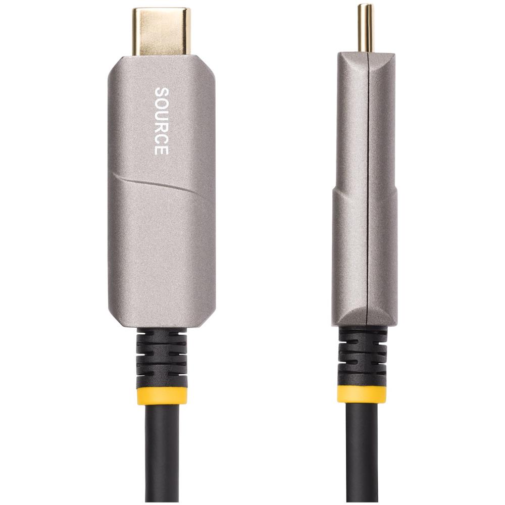 Cavo ottico attivo (AOC) da USB-C a HDMI 2.0 da 15,2 m, 4K 60 Hz, con classificazione CL3, cavo adattatore da USB Type-C a HDMI Unidirezionale - Foto 2