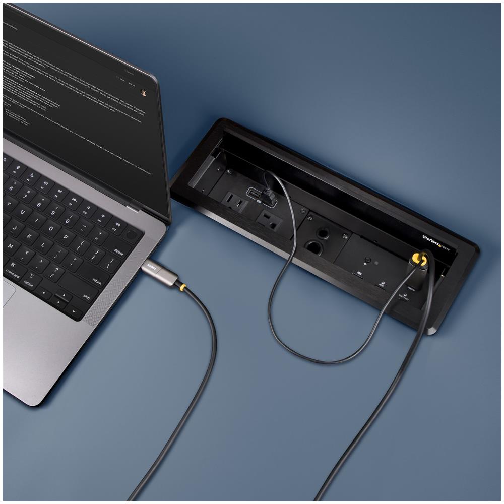 Cavo ottico attivo (AOC) da USB-C a HDMI 2.0 da 15,2 m, 4K 60 Hz, con classificazione CL3, cavo adattatore da USB Type-C a HDMI Unidirezionale - Foto 9