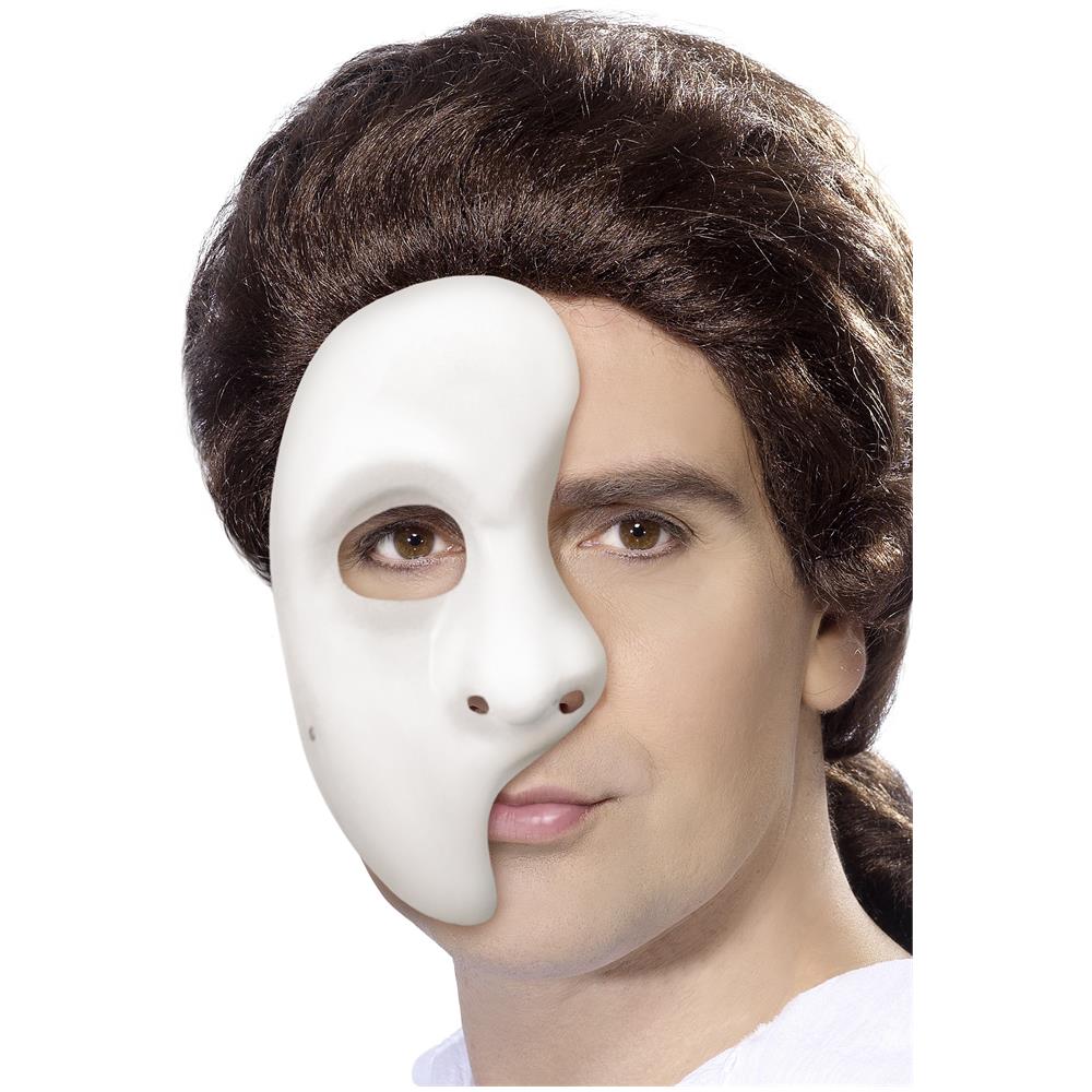 Maschera Bianca Coprente Metã  Viso Taglia Unica - Foto 1