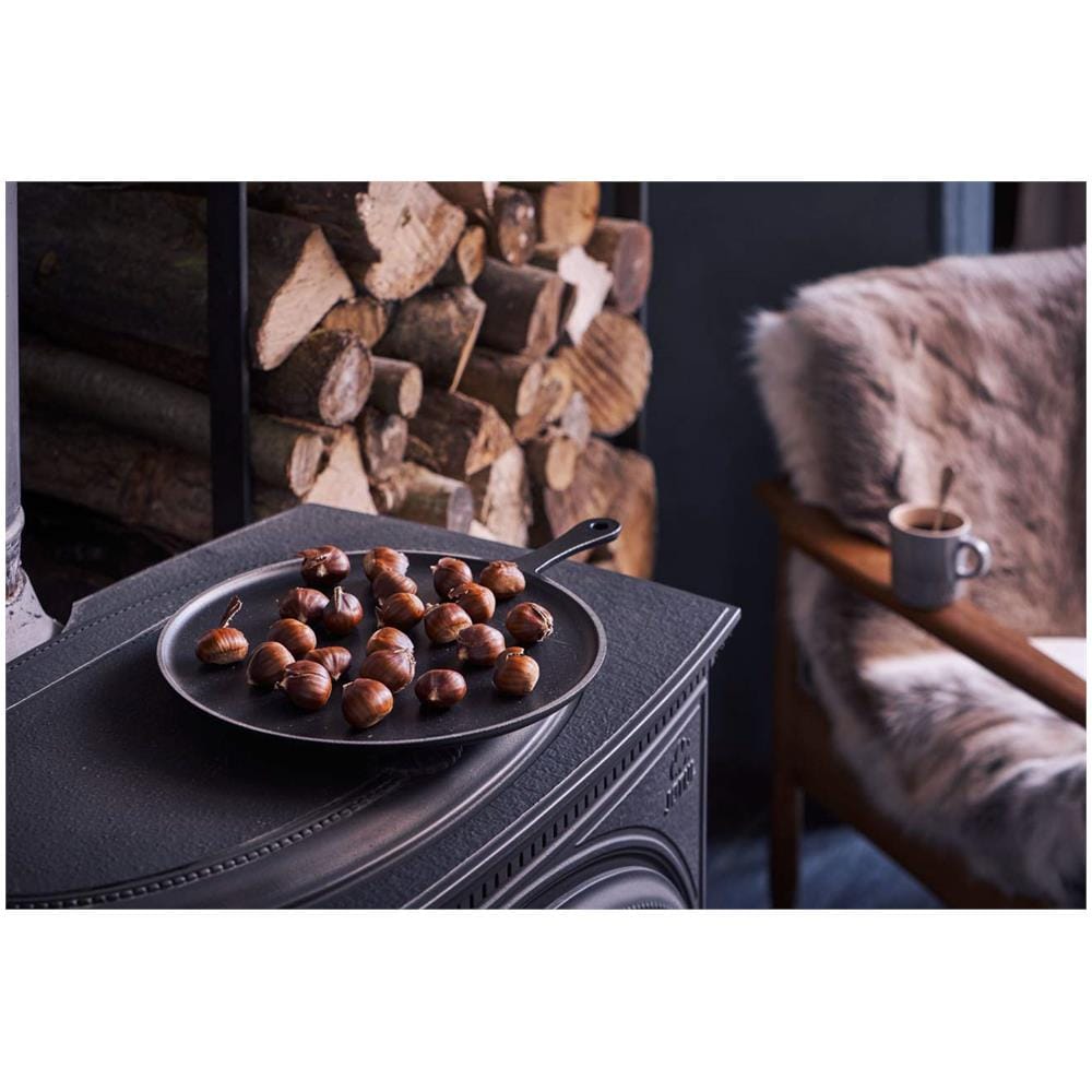 Crepiera In Ghisa 27cm Con Spagola Legno - Foto 5