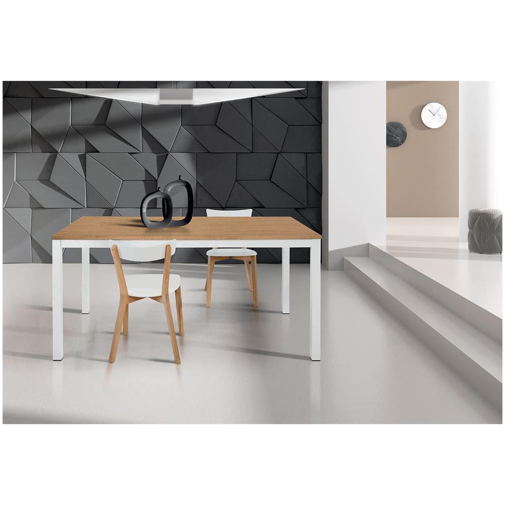 Brendon - Tavolo Da Pranzo Moderno Allungabile 110 X 70 - Foto 2