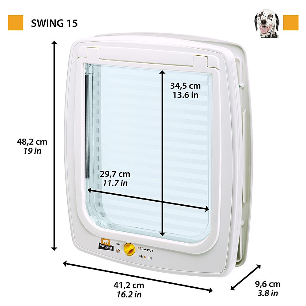 Porta Swing 15 Marrone - Foto 5