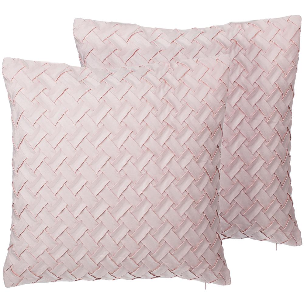 Set Di 2 Cuscini Decorativi Rosa, Tithonia - Foto 1