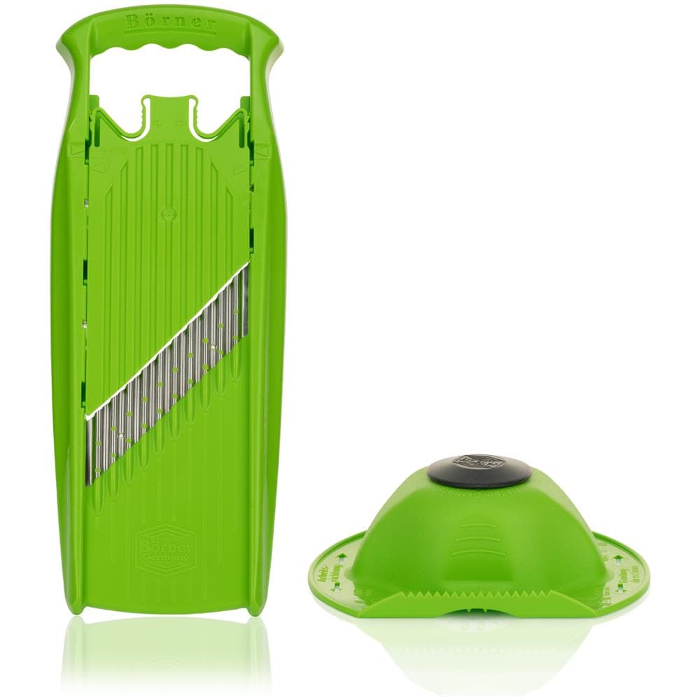 Tagliaverdure Wave-Waffle Powerline - Tagliapasta Wave senza taglierina tagliapasta Tagliaverdure Tagliaverdure con portafrutta | verde - Foto 1