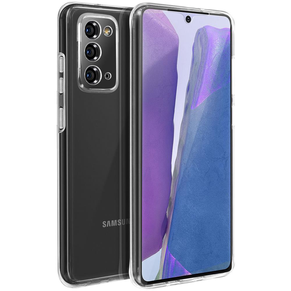 Cover Samsung Galaxy Note 20 Silicone Fronte Retro Copertura Schermo Trasparente - Foto 5