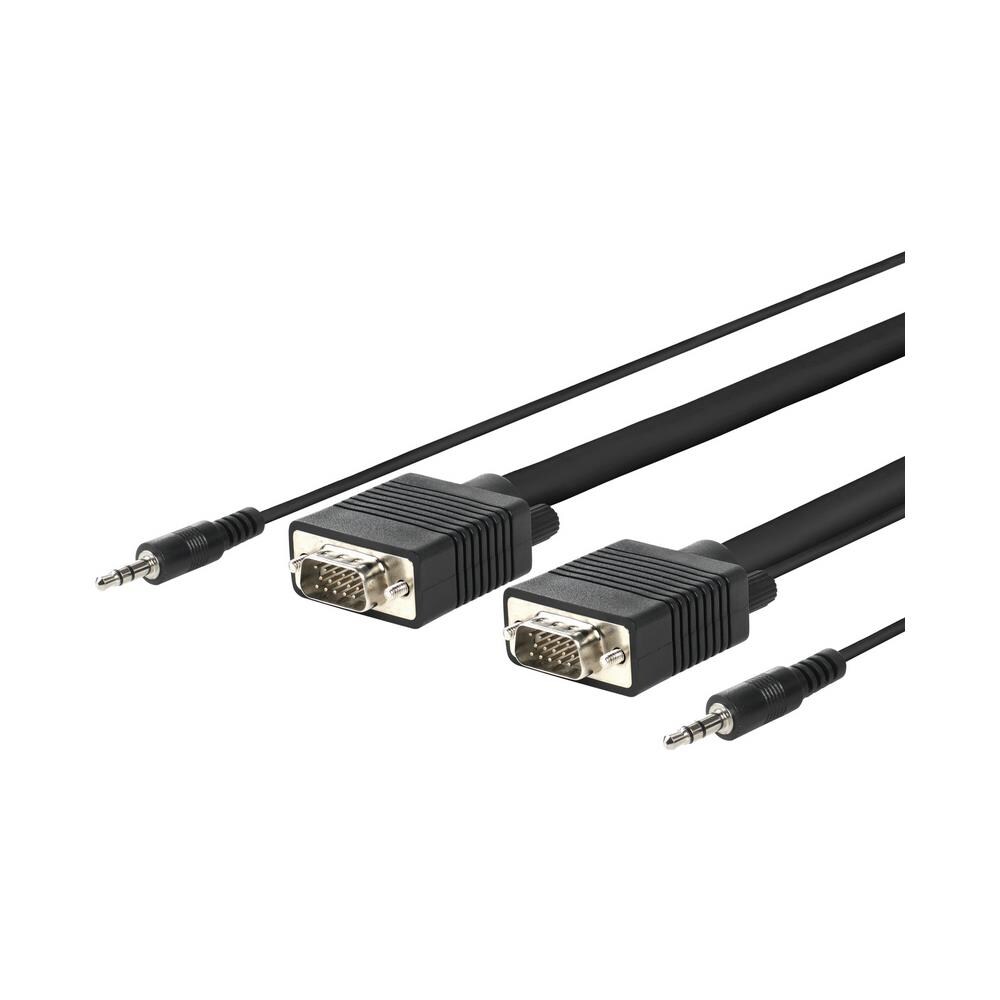 PROVGAS15 15m VGA (D-Sub) + 3.5mm VGA (D-Sub) + 3.5mm Nero cavo VGA - Foto 1