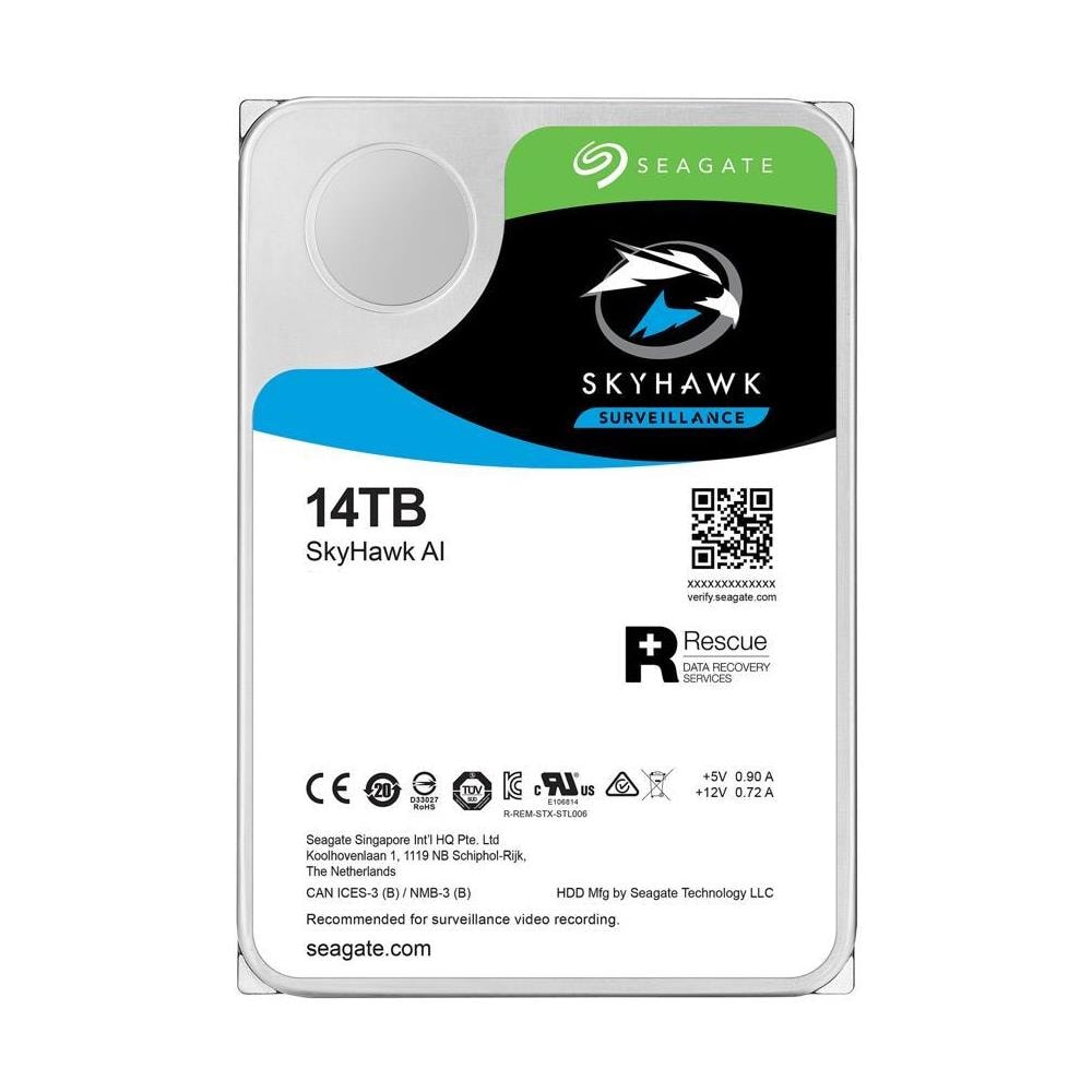 Hard Disk Surveillance HDD Skyhawk AI 14 TB 3.5" Interfaccia Sata III 6 Gb / s Buffer 256 MB 7200 Rpm - Foto 2